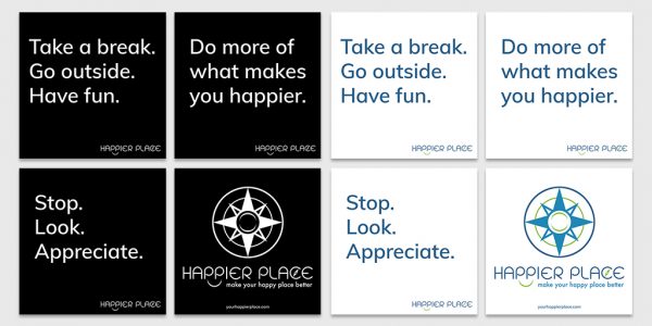 Get Happier Sticker Kit - Happier Place