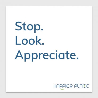 Gratitude Moment sticker - Happier Place