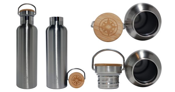 Happier Place double wall vacuum stainless steel bottle