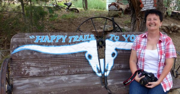 Geri Linda Metterle in Tinkertown, New Mexico - Happier Place