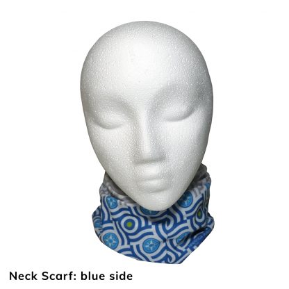 Happier Bandana - blue and grey - Neck Scarf - Happier Place