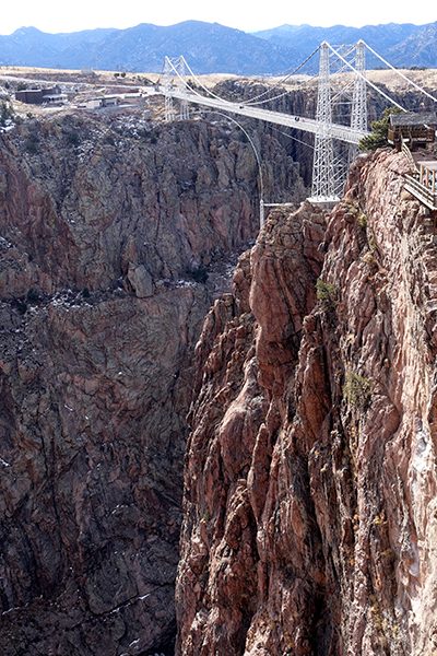 Until 2003, the Royal Gorge Bridge was the highest suspension bridge in the world; it's still the highest in Colorado. Happier Place