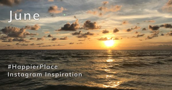 #HappierPlace Instagram Inspiration from June 2018 - Florida sunset by LuciWest