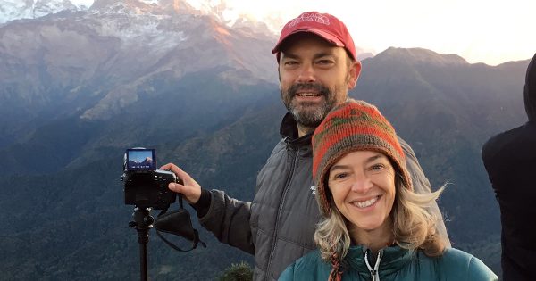 Margaret and John of Lost & Found Travel and Chicago Elevated in Nepal - Happier Place