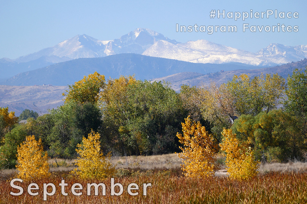 Longs Peak seen from Fort Collins, Colorado - HappierPlace Instagram Favorites September 2018