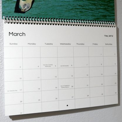 Happier Place Nature Photography Calendar Page March