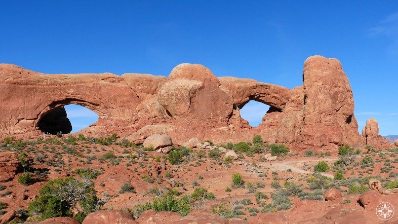 North Window and South Window in the Windows Section of Arches.