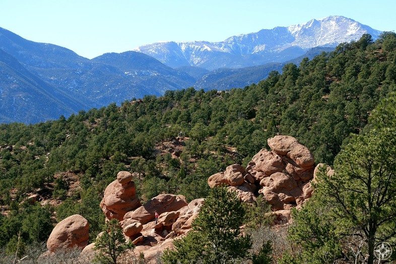 Hikers exploring trails and more off-beat rock formations.