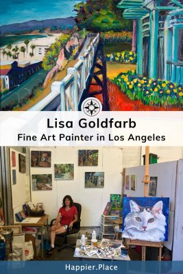Lisa Goldfarb Fine Art Painter in Los Angeles - Happier Place Profile