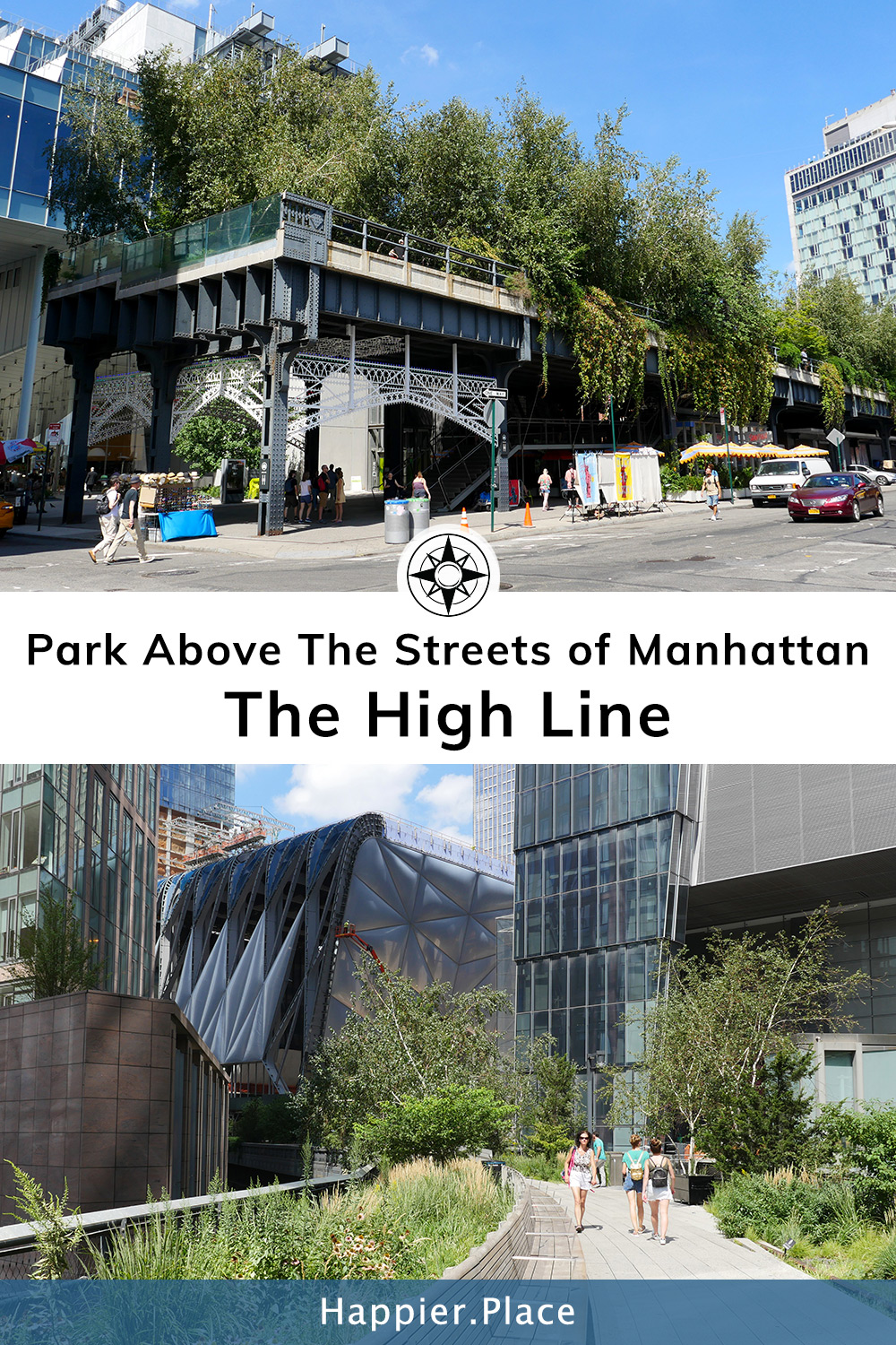 Park Above The Streets of Manhattan: The High Line - Elevated Park Greenwich to Hudson Yards