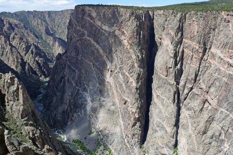 Painted Wall in the Black Canyon of the Gunnison National Park in Colorado - Happier Place