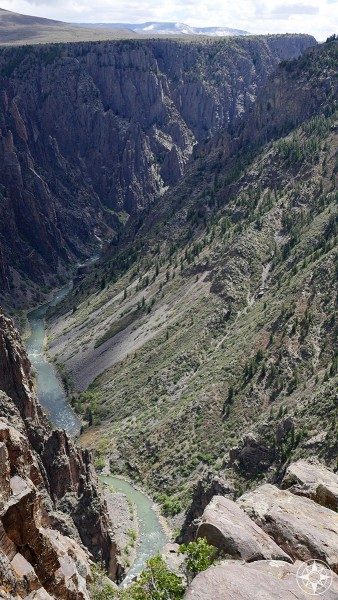 One last look deep into the Black Canyon of the Gunnison National Park. 