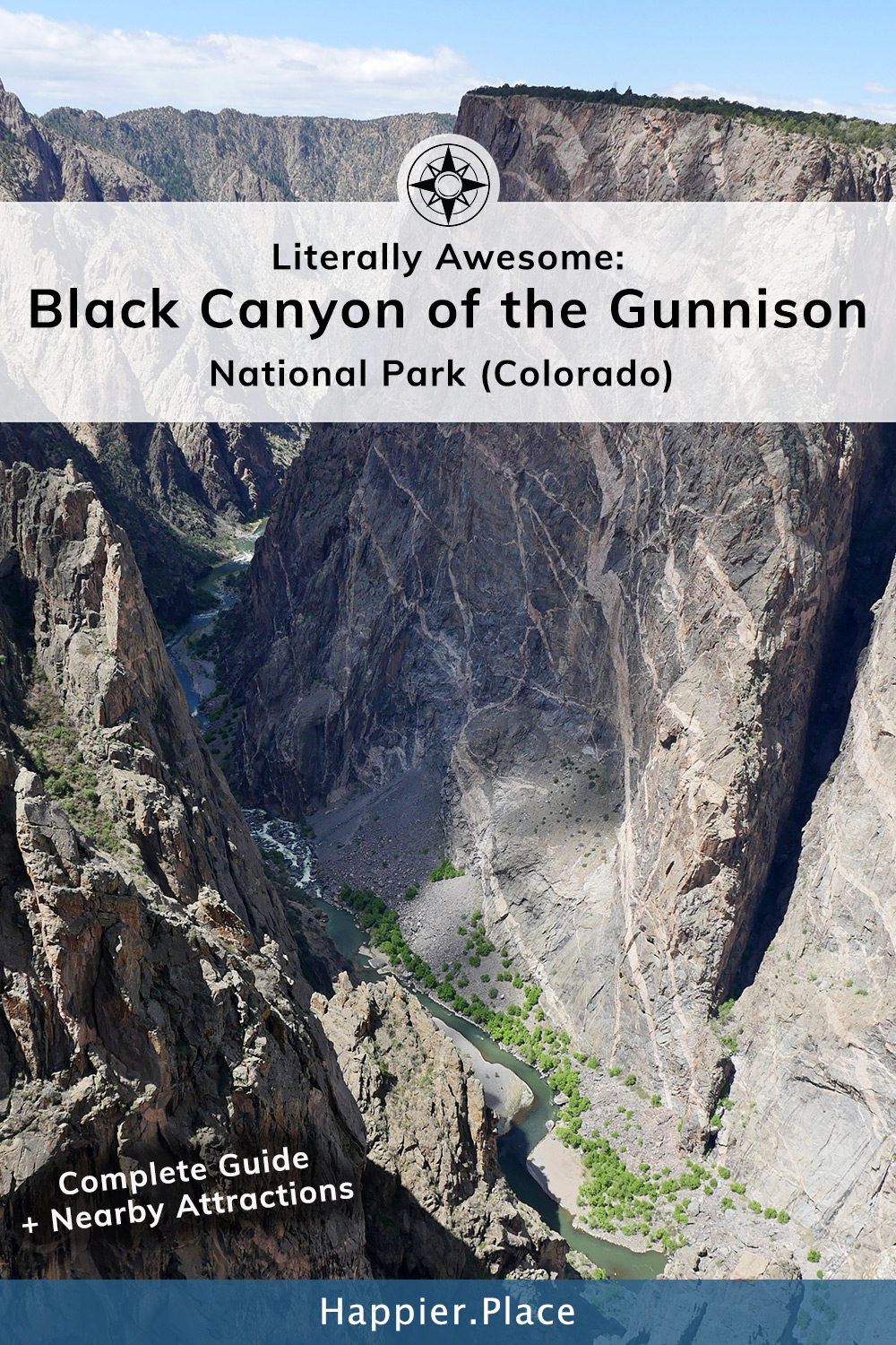 Black Canyon of the Gunnison National Park in Colorado Painted Wall complete guide HappierPlace