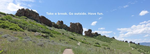 Devils Backbone Trail colorado Take a break. Go outside. Have fun. Happier Place