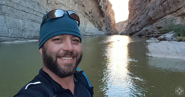 Photographer and hiking guide Jake Gray at Big Bend National Park in Texas - Happier Place