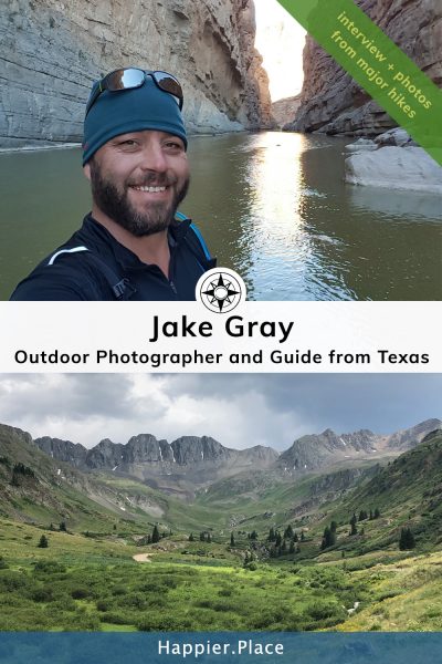 Jake Gray outdoor photographer and guide at Big Bend National Park in Texas and his photo of the Great American Basin in Colorado - #HappierPlace #hikingguide #interview #photographer #outdoor #Texas #Colorado 