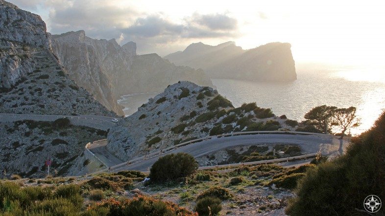 Road to the Lighthouse of Formentor and the cliffs of Serra de Tramuntana