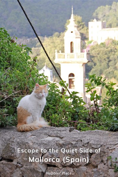 Escape to the quieter side of Mallorca (Spain) and a sleeping cat and palace tower