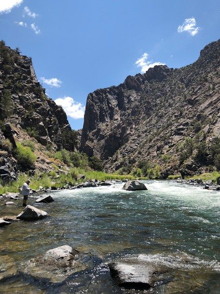 Fishing the Black Canyon of the Gunnison Colorado