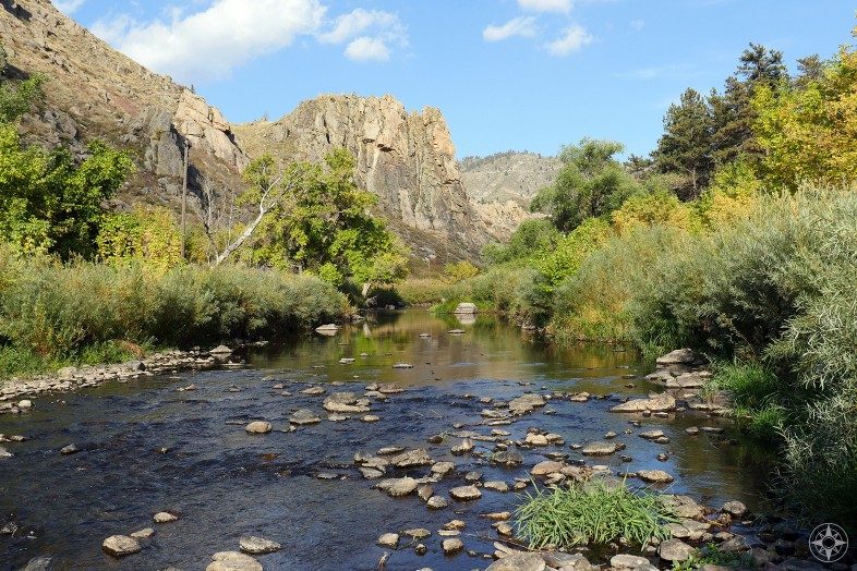 Cache la Poudre River in Gateway Natural Area, Colorado.