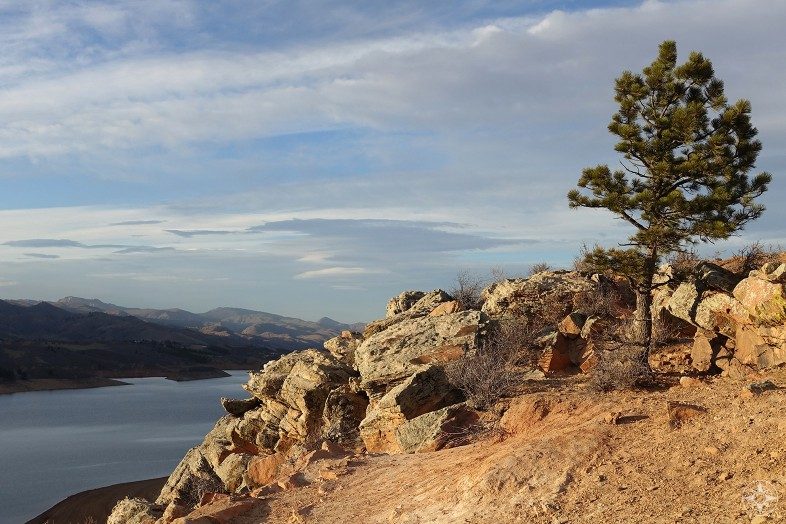 Horsetooth Reservoir in Ft. Collins, Colorado. Happier Place
