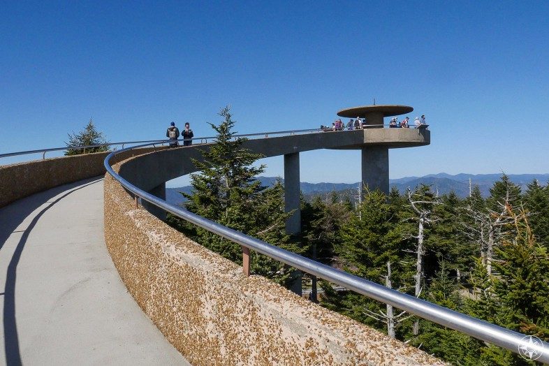 Clingmans Dome Tower ramp up
