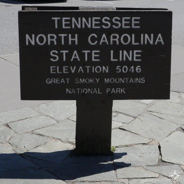 Tennessee North Carolina State Line Smoky Mountains