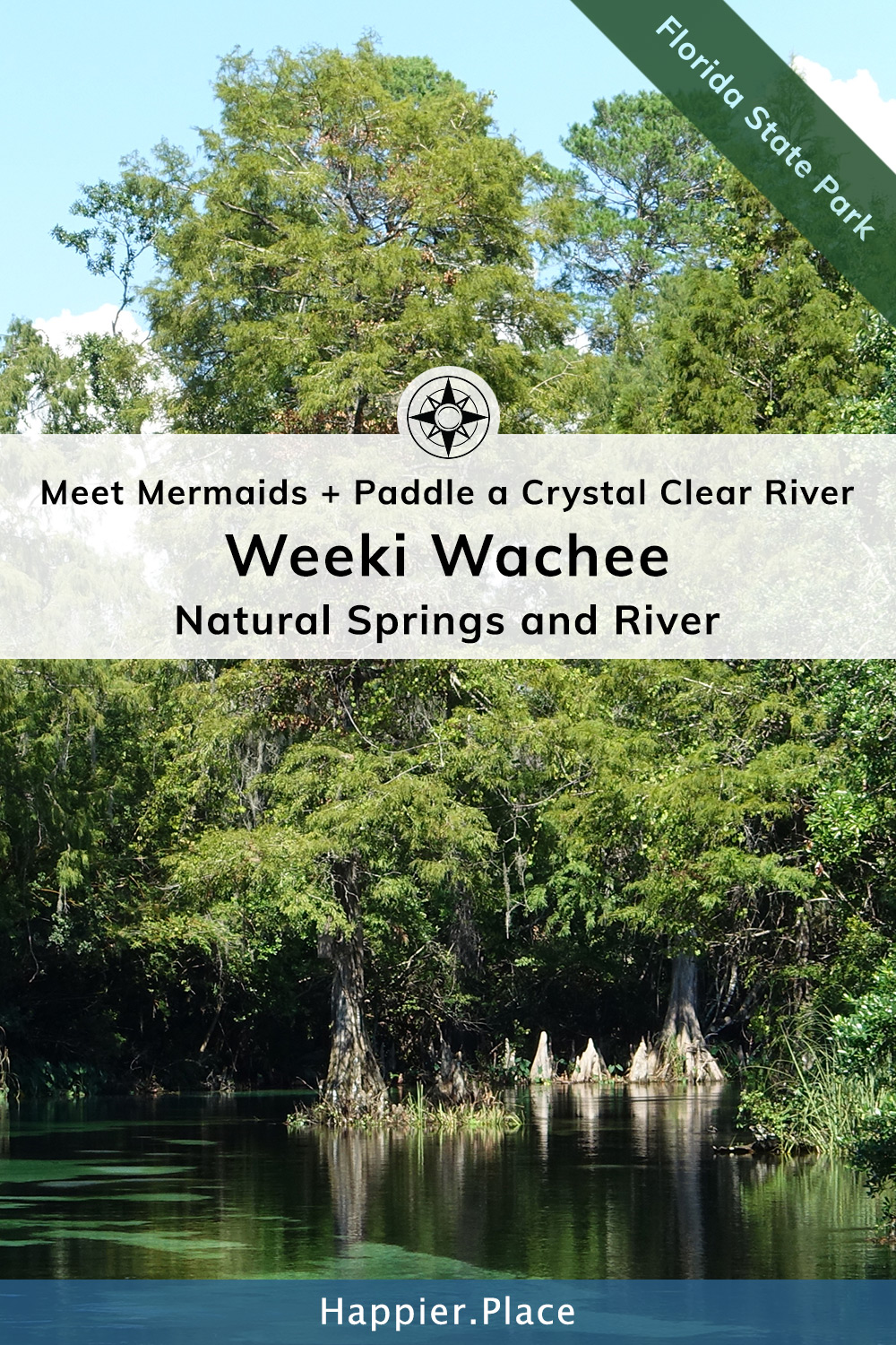 Weeki Wachee Springs and River in Florida - Meet Mermaids, swim in a natural spring and paddle the crystal clear river.