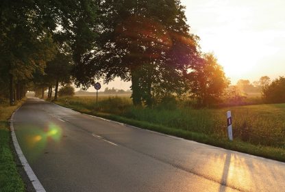 road, sunset, Germany, Haseldorfer Marsch, Haselau, 80, Postkarte