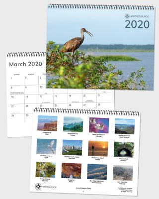 Happier Place 2020 Nature Photography Monthly Wall Calendar, bird, landscape, seasons, USA, Europe
