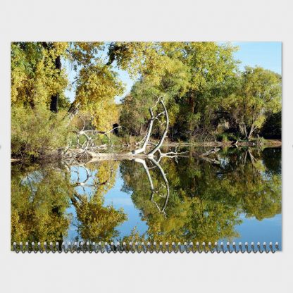 Colorado lake reflection, Happier Place 2020 Nature Photography Calendar, monthly wall calendar