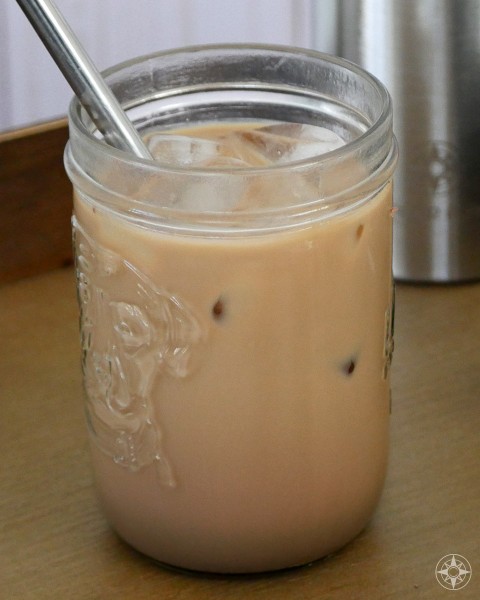 Iced Mocha Chocolate Coffee Drink Recipe, Lagunitas dog mason jar