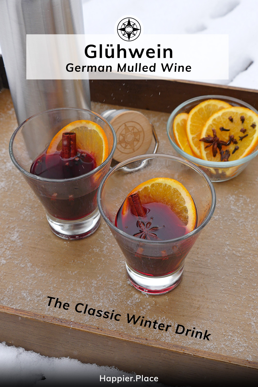 Classic Christmas Drink: Gluehwein - Simple Recipe for German Mulled Wine