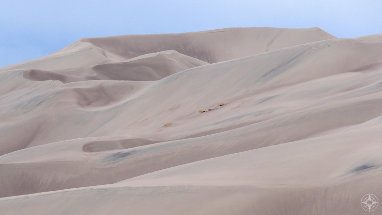 Peaks, valleys, shapes and shadows in the dune field of North America's tallest dunes