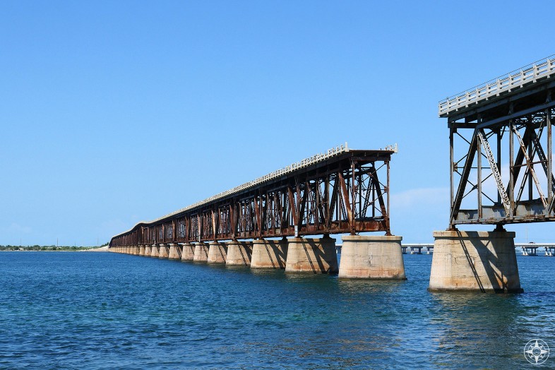 The 100-year old abandoned Bahia Honda Railway and Car Bridge for trains below and cars above, Florida Keys, Happier Place, urbex, rurex