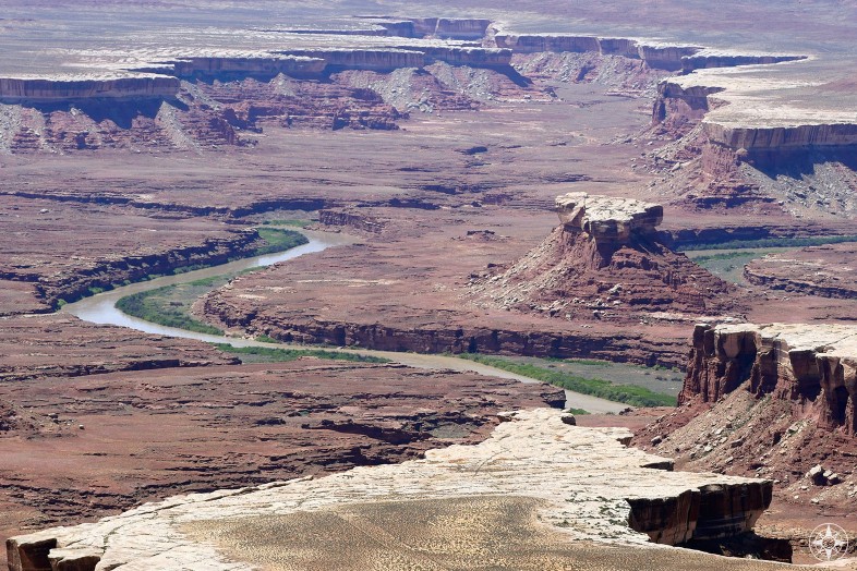 The Green River runs through the lower west section of Canyonlands National Park, outside Moab, Utah.