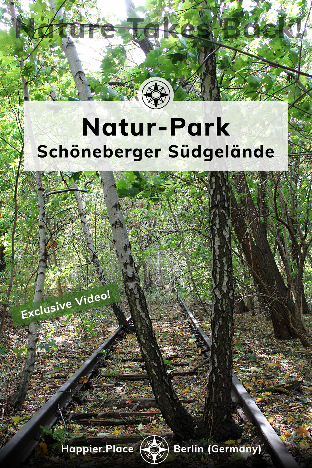 Natur-Park Schoeneberger Suedgelaende, Berlin, Germany, Happier Place, nature takes back, video