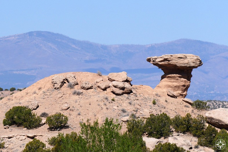Camel Rock Formation near Santa Fe, New Mexico