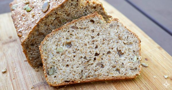 Bake at home Mehrkorn Blitzbrot, easy, super fast delicious, multi-grain, multi-seed, wholewheat, authentic German bread