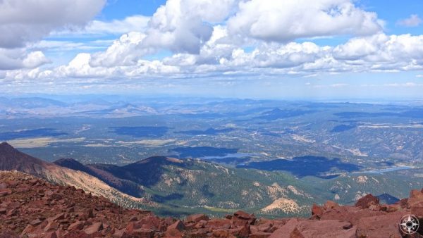North-East View from Pikes Peak Summit