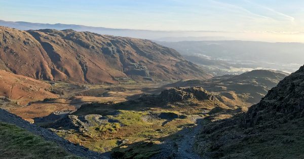 View from Scafell, Lake District, England, Mountains of Britain, Happier Place