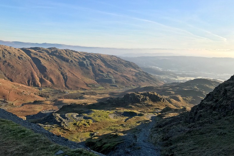View from Scafell, Lake District, England, Mountains of Britain, Happier Place