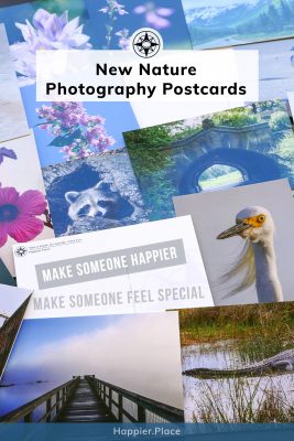 Make someone happier with the new Happier Place outdoor and nature photography postcards by Luci Westphal. Available as gift sets and individual cards.