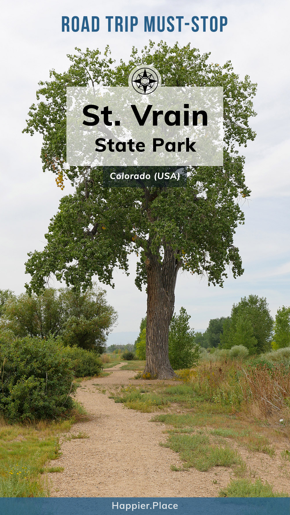 St. Vrain State Park, road trip must-stop in Colorado along I-25 north of Denver