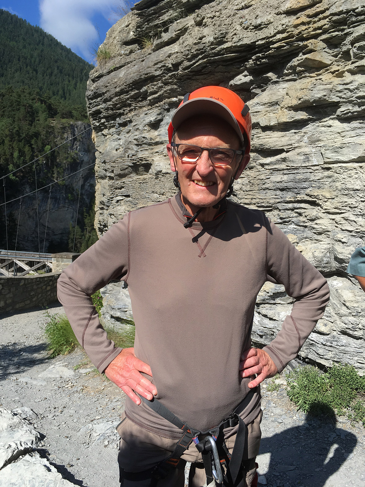 Claude Heron, hiking, climbing, trekking, Alps, Via Ferratta