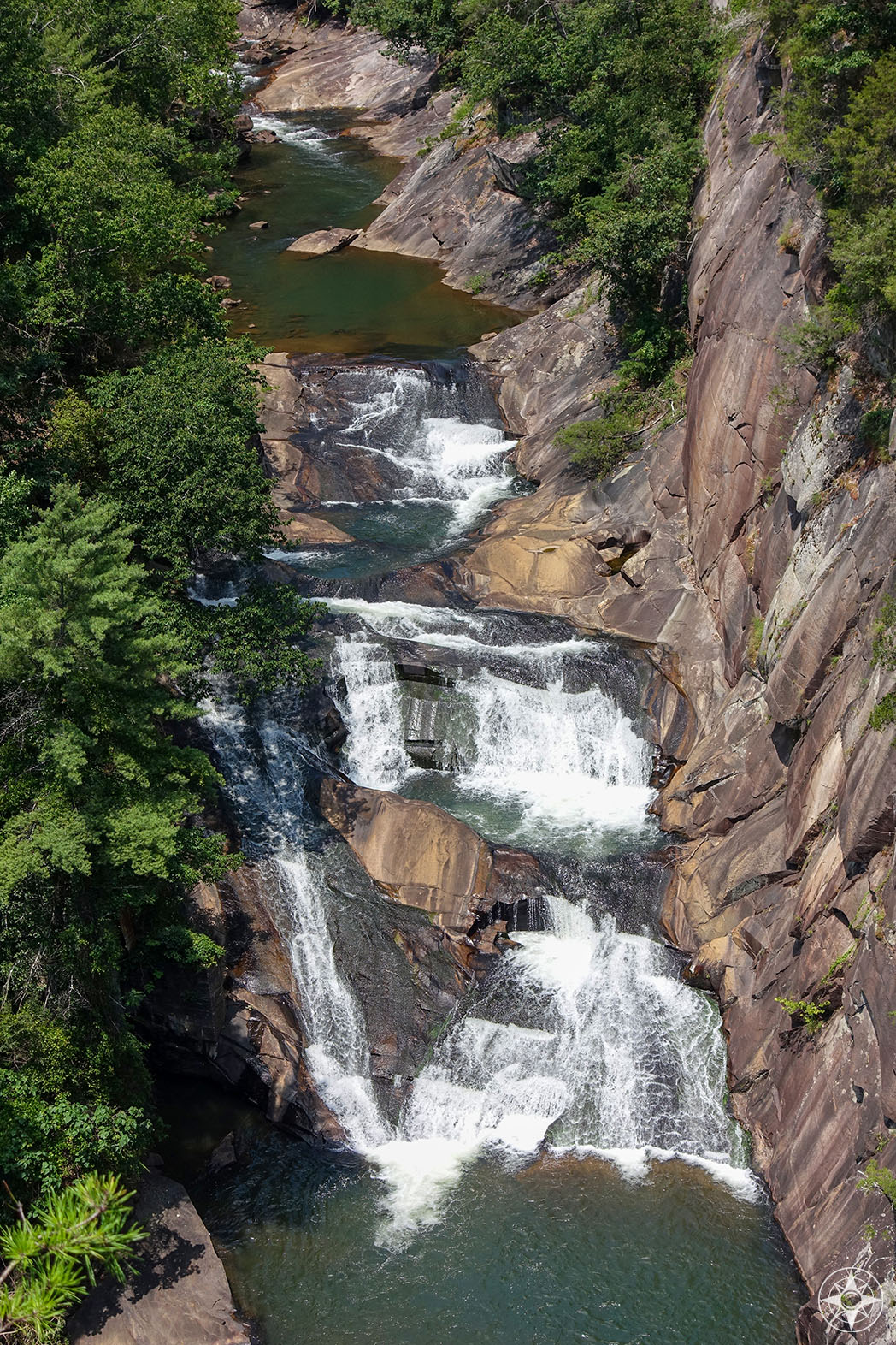 L'Eau D'Or Falls, Tallulah Falls, Georgia, waterfall, Tallulah River