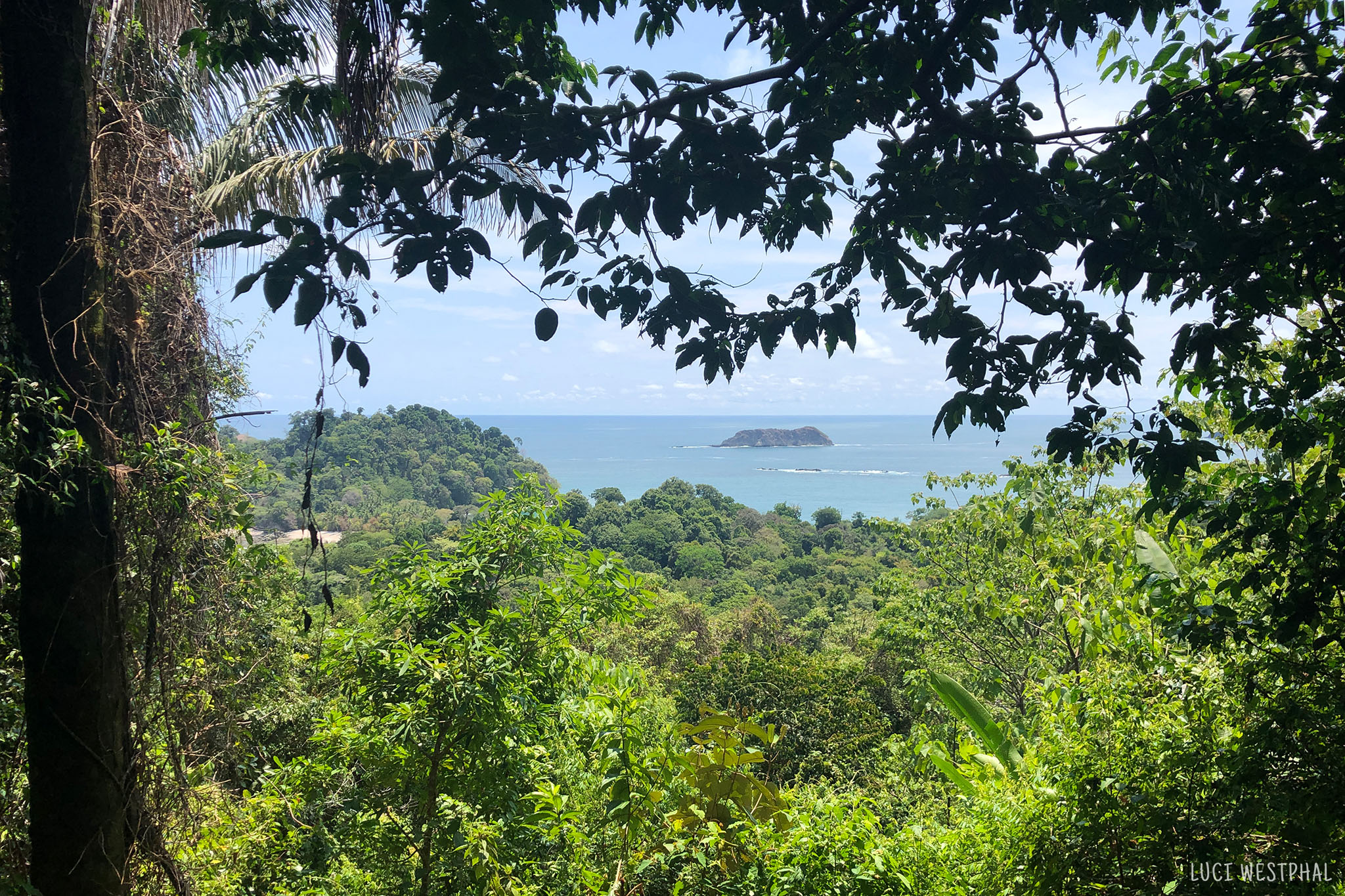 View from one of the highest points in Manuel Antonio National Park, Costa Rica