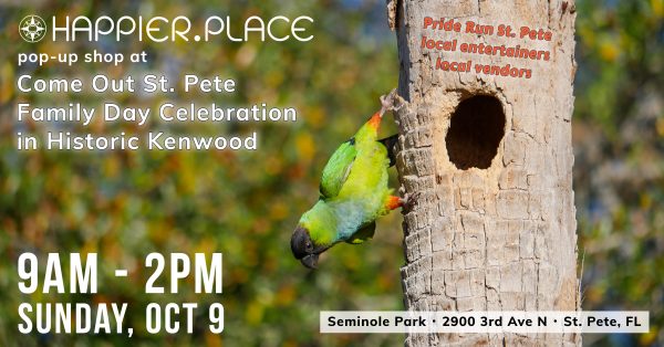come out st pete 2022, parrot coming out, october 9, st pete