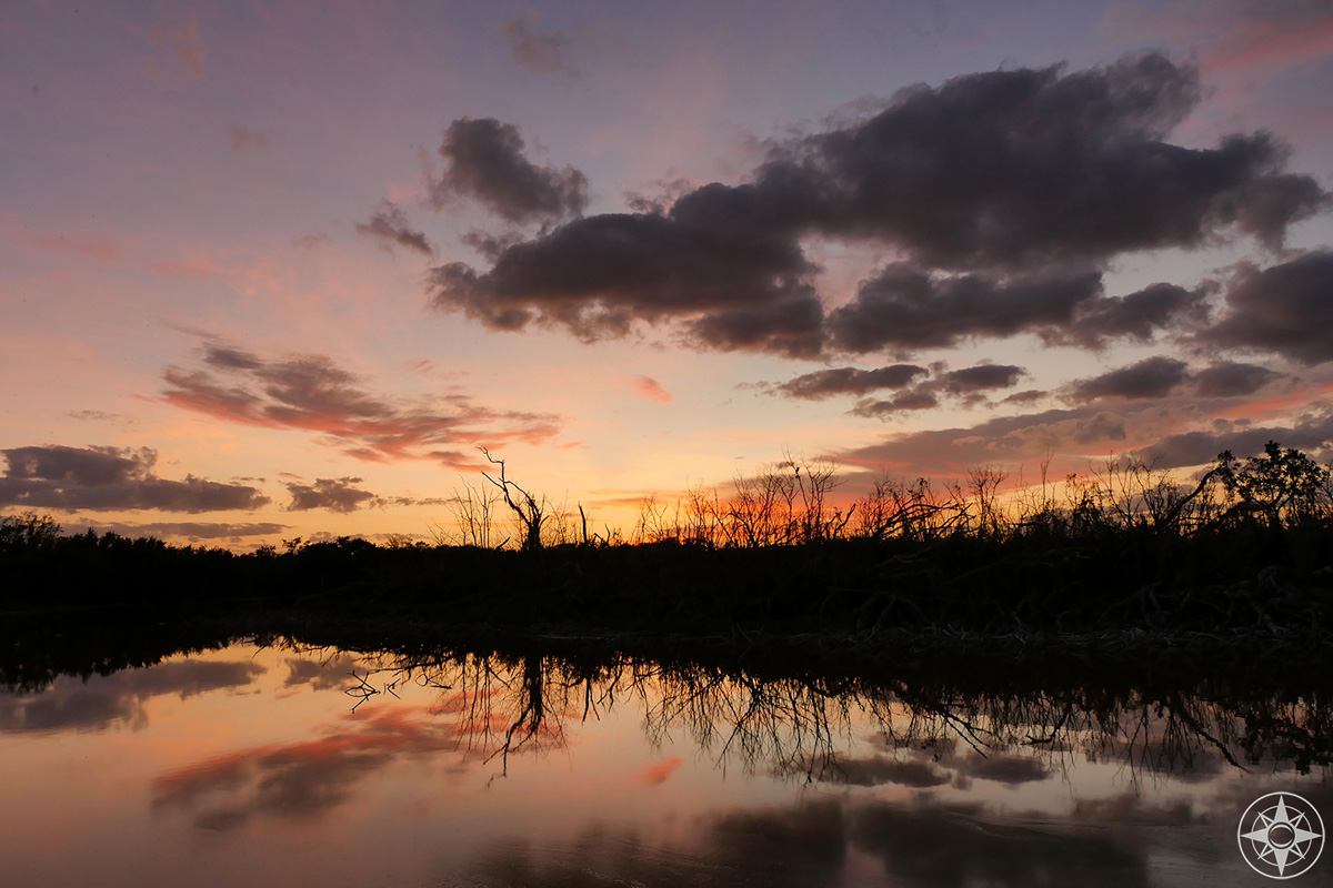 Sunset Sky Refelction in Flamingo, Everglades National Park